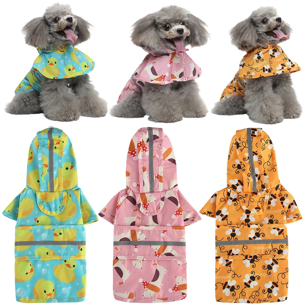 Dog Raincoat - Pets Dog Clothes Waterproof Dog Raincoat