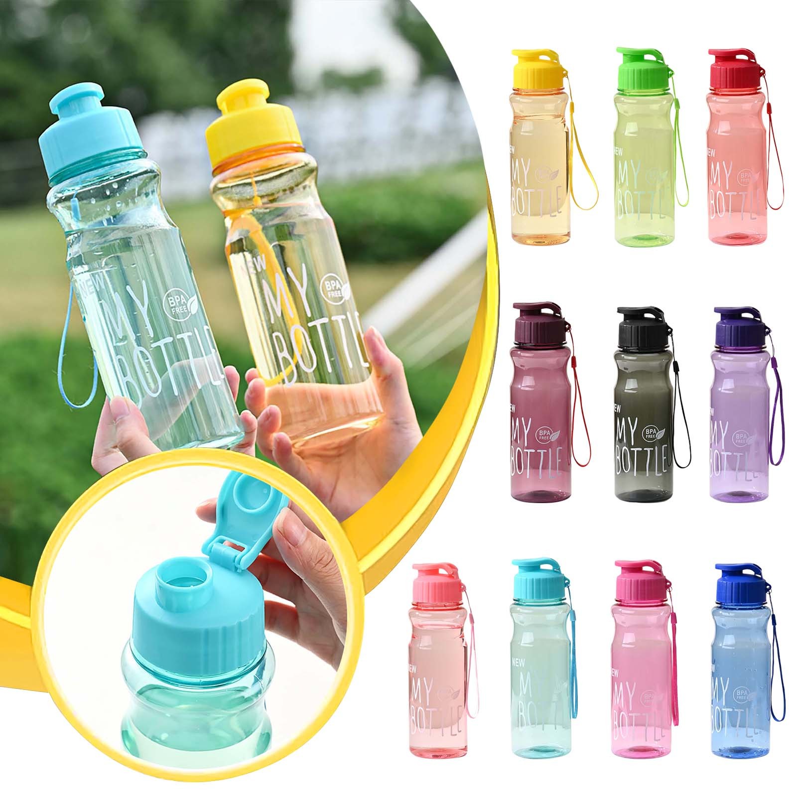 Pet Supplies Application - 650ML Water Bottle Food Grade Large