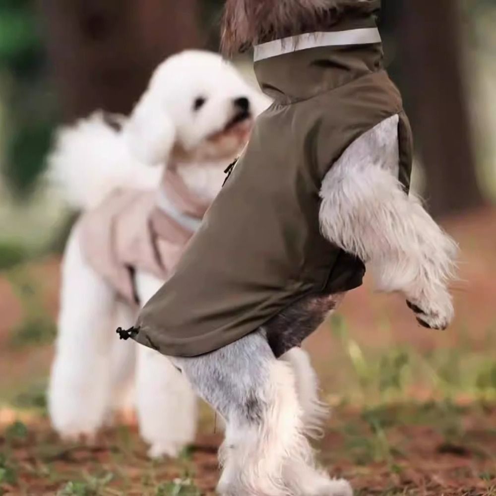 Dog Raincoat - Fashion Adjustable Dog Raincoat Soft Reflective