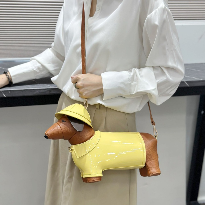 Dog Raincoat - Cute Wearable Raincoat Puppy Crossbody Purse