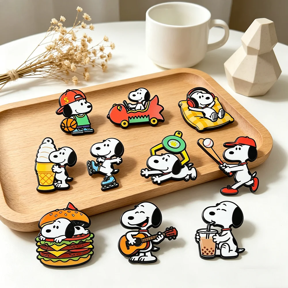 Pet Supplies Store - 5-10pcs/Set Snoopy Cute Cartoon Dog Enamel
