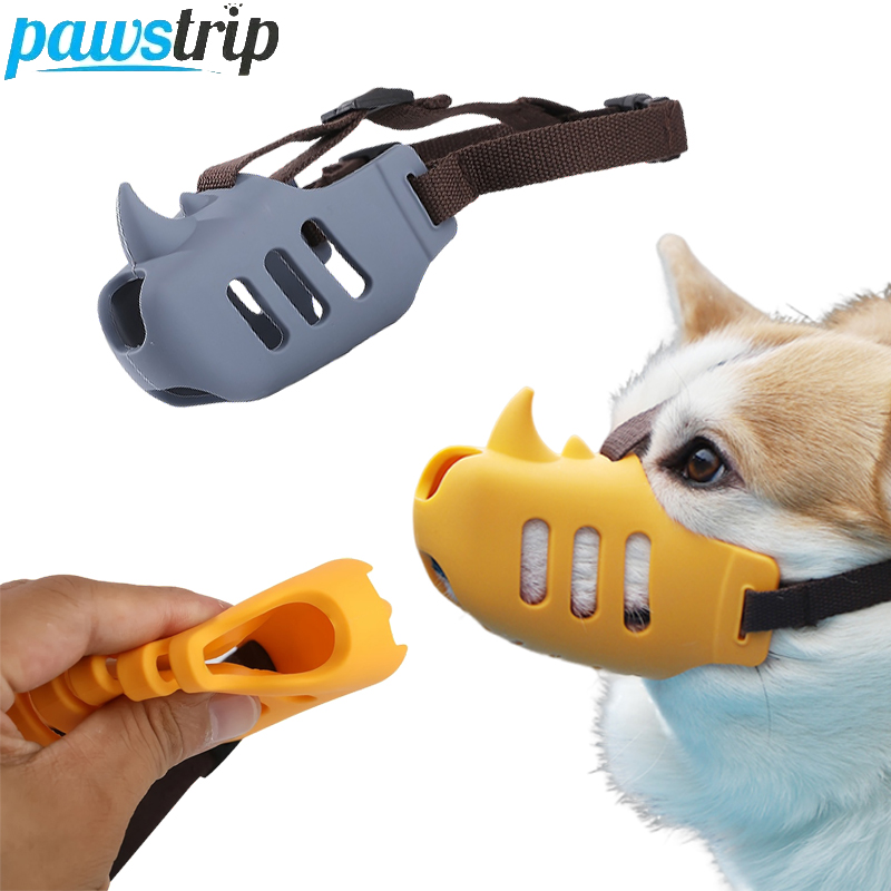 Dog Muzzle Silicone - Pet Dog Muzzle Soft Silicone Pet