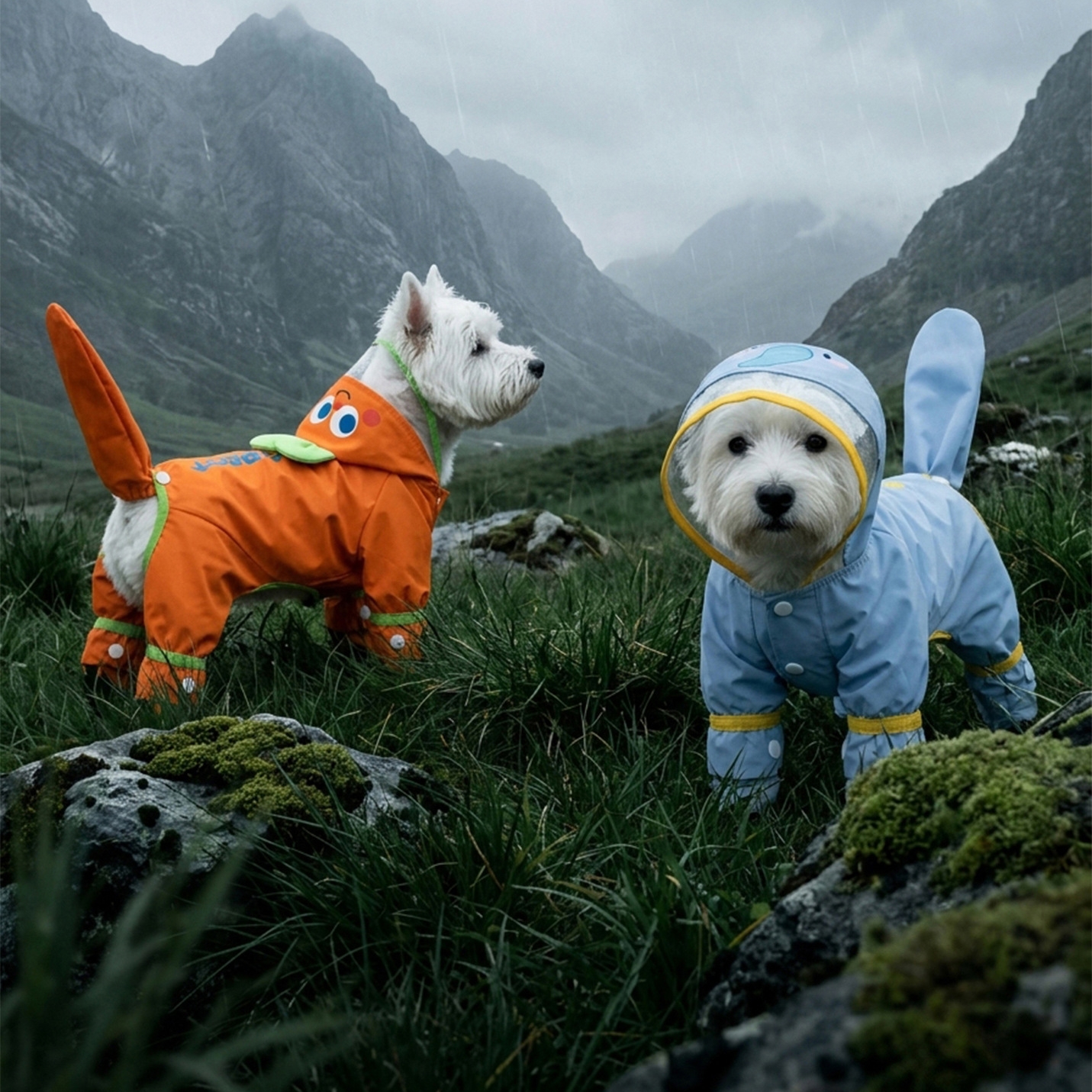Orange Carrot Dog Raincoat Fou – обзор и цена Dog Raincoat