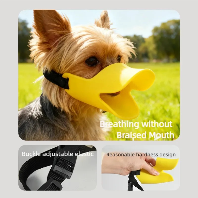Dog Silicone Duck Muzzle Adjus – обзор и цена Dog Muzzle Silicone