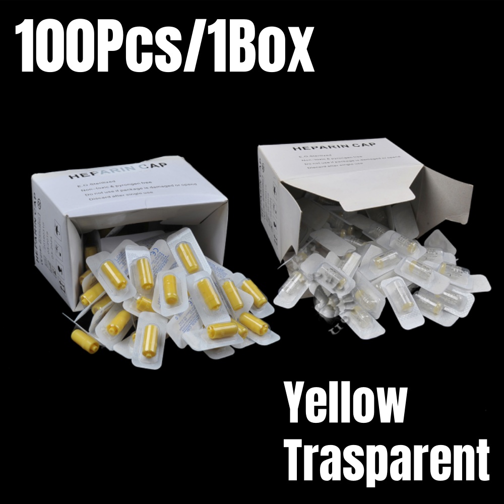 100Pcs/Box Heparin Cap IV Disp – обзор и цена Pet Supplies Store