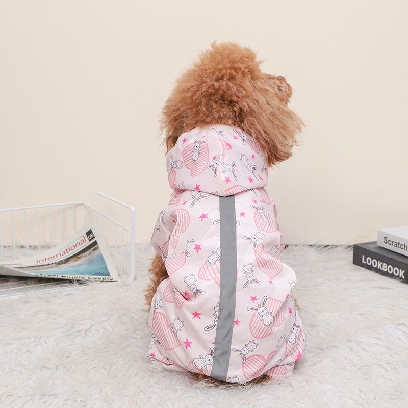 Cartoon Print Chihuahua Rainco – обзор и цена Dog Raincoat