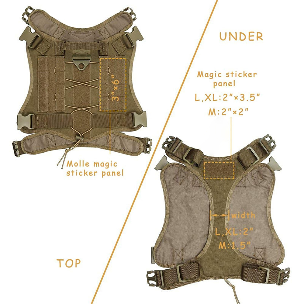 Tactical Dog Harness for Large – обзор и цена No Pull Dog Harness