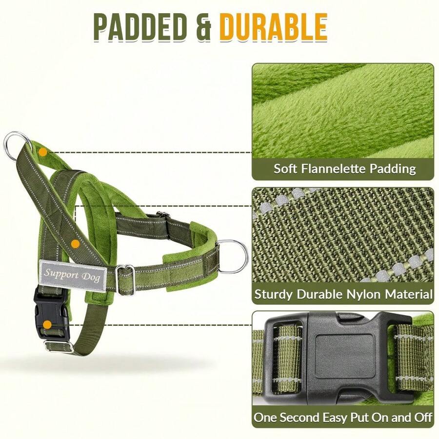 No Pull Tactical Dog Harness & – обзор и цена No Pull Dog Harness