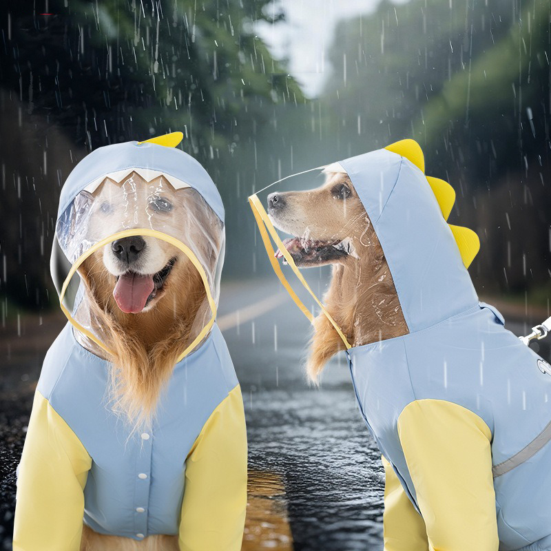 Large Dog Dinosaur Raincoat Go – обзор и цена Dog Raincoat