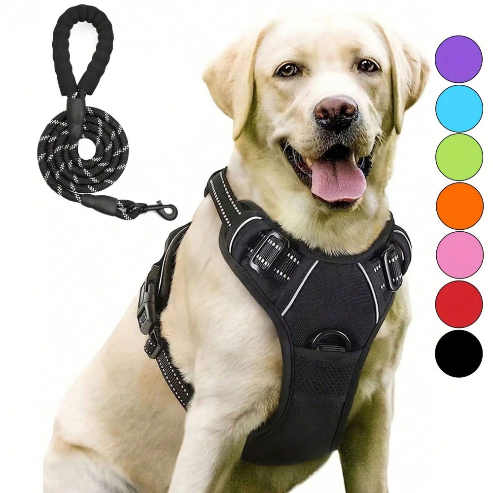 Dog Harness, No-Pull Pet Harne – обзор и цена No Pull Dog Harness