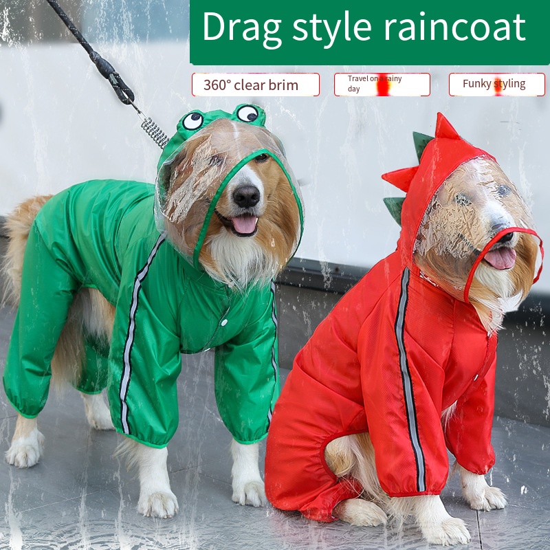 Dog Raincoat Waterproof Dogfac – обзор и цена Dog Raincoat