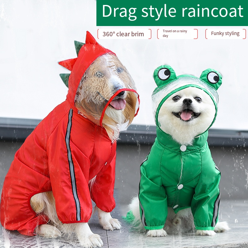 Dog Raincoat Waterproof Dogfac – обзор и цена Dog Raincoat