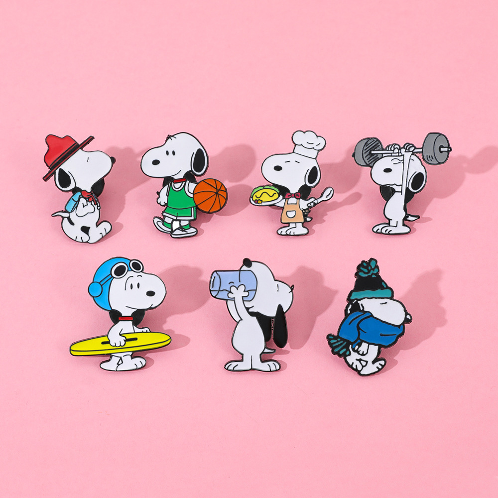 7Pcs Cartoon Snoopy Brooch Bad – обзор и цена Pet Supplies Store