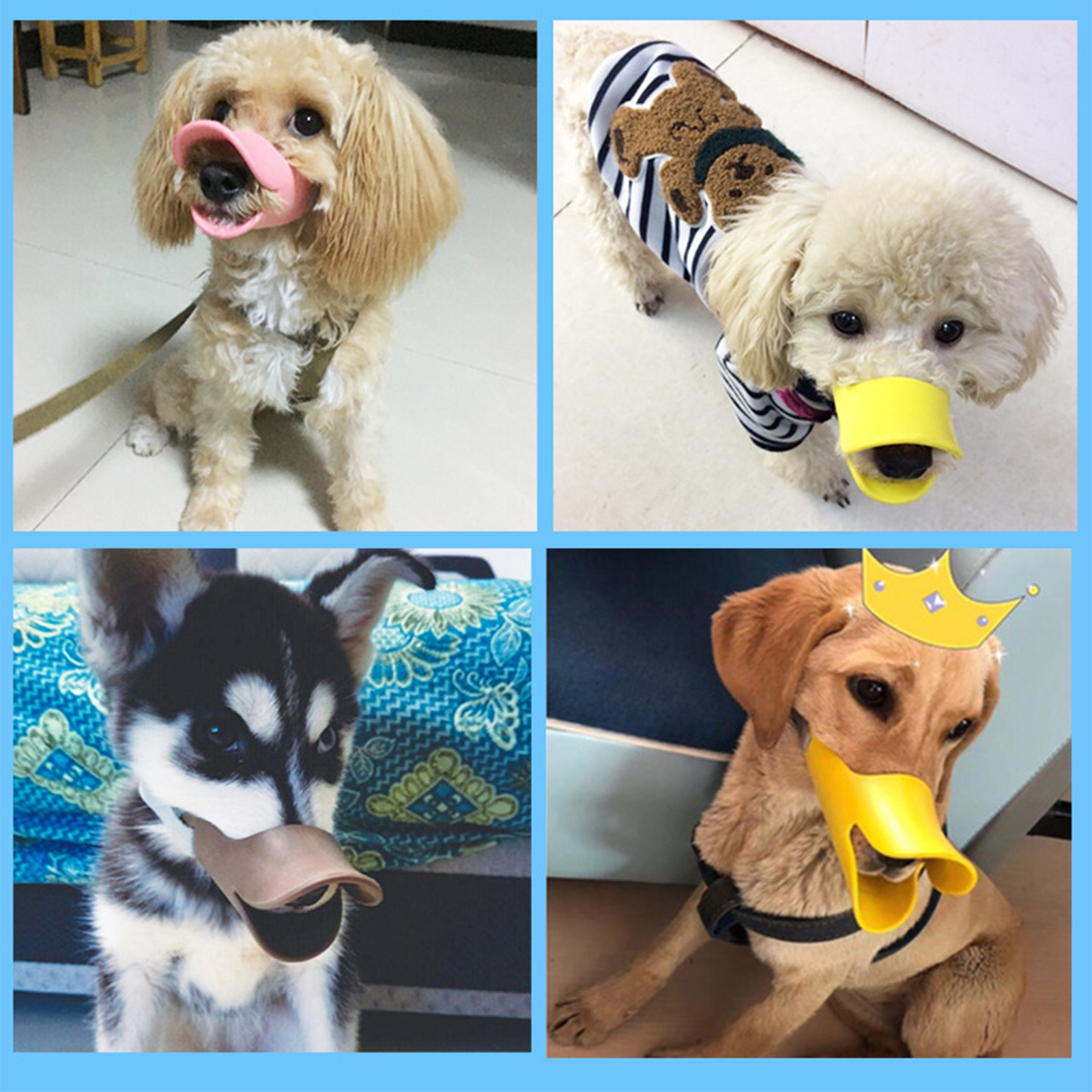 1Pc S M L colorful Dog Silicon – обзор и цена Dog Muzzle Silicone