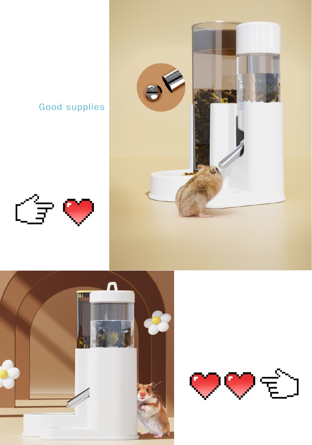 Large Capacity 2-in-1 Hamster  – обзор и цена Pet Supplies Application